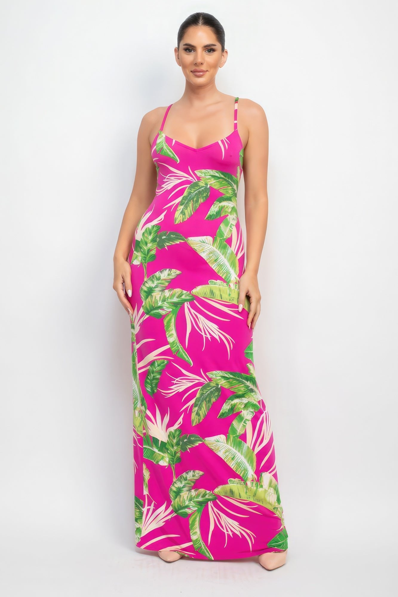 Scoop Tropical Print Maxi Dress - Premium  from ZLA - Just $14.50! Shop now at ZLA