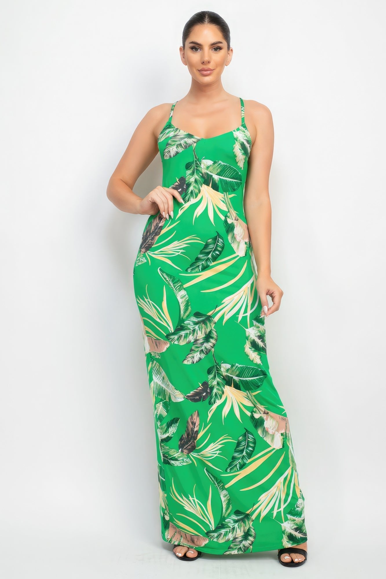 Scoop Tropical Print Maxi Dress - Premium  from ZLA - Just $14.50! Shop now at ZLA