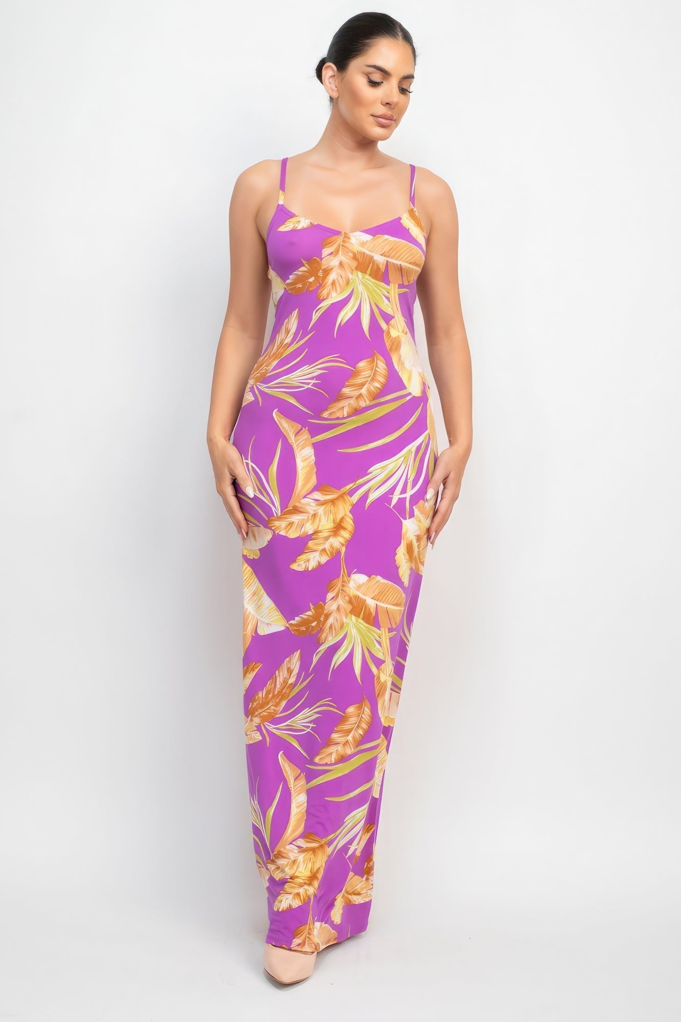 Scoop Tropical Print Maxi Dress - Premium  from ZLA - Just $14.50! Shop now at ZLA