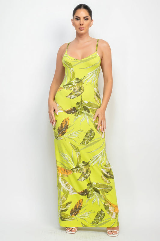 Scoop Tropical Print Maxi Dress - Premium  from ZLA - Just $14.50! Shop now at ZLA