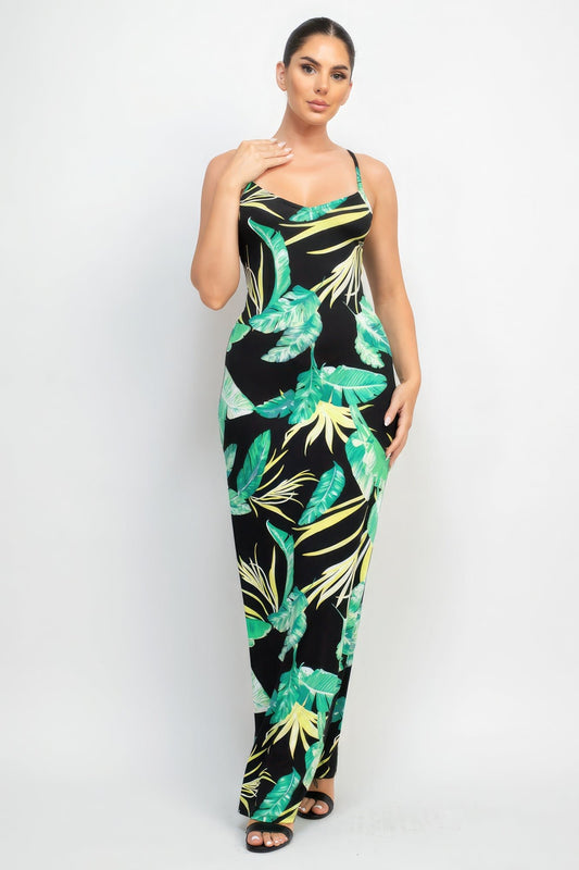 Scoop Tropical Print Maxi Dress - Premium  from ZLA - Just $14.50! Shop now at ZLA