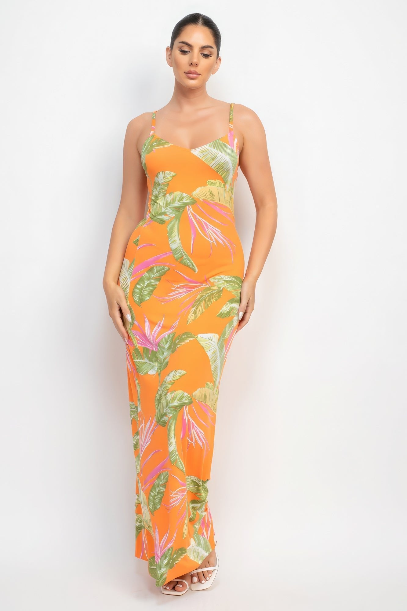 Scoop Tropical Print Maxi Dress - Premium  from ZLA - Just $14.50! Shop now at ZLA