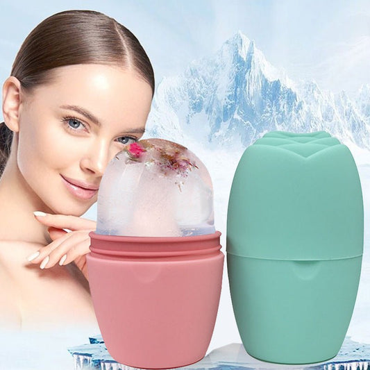 silicone ice compress ice roller model beauty device portable ice tray cooling facial massage - Premium  from ZLA - Just $3.58! Shop now at ZLA