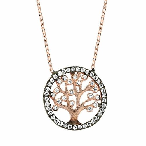 Small Tree of Life Necklace in Silver - Premium Jewelry & Watches from Mauve Baobab - Just $48.95! Shop now at ZLA