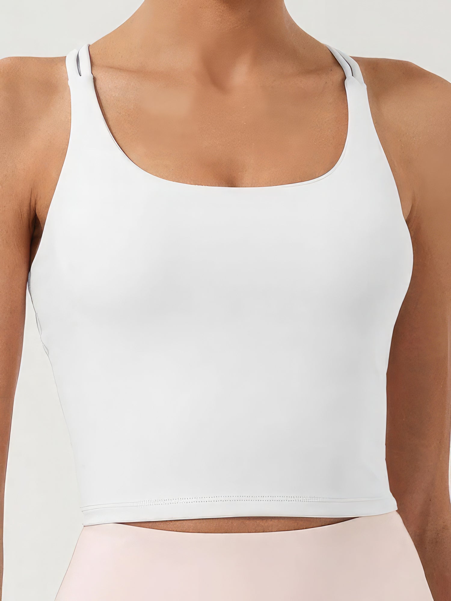 Solid Color Plain Sports Bra - Premium  from ZLA - Just $18.50! Shop now at ZLA