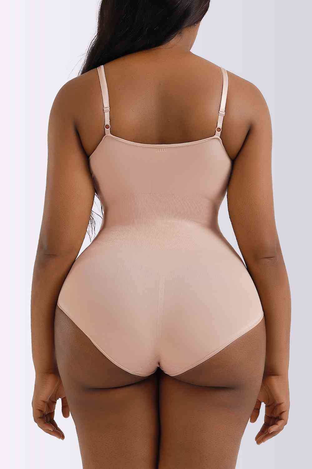 Spaghetti Strap Shaping Bodysuit - Premium  from Trendsi - Just $21! Shop now at ZLA