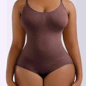 Spaghetti Strap Shaping Bodysuit - Premium  from Trendsi - Just $21! Shop now at ZLA