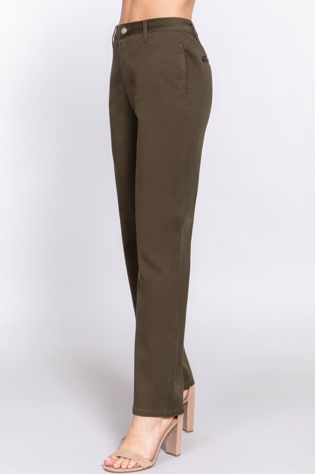 Straight Fit Twill Long Pants - Premium  from ZLA - Just $25.50! Shop now at ZLA