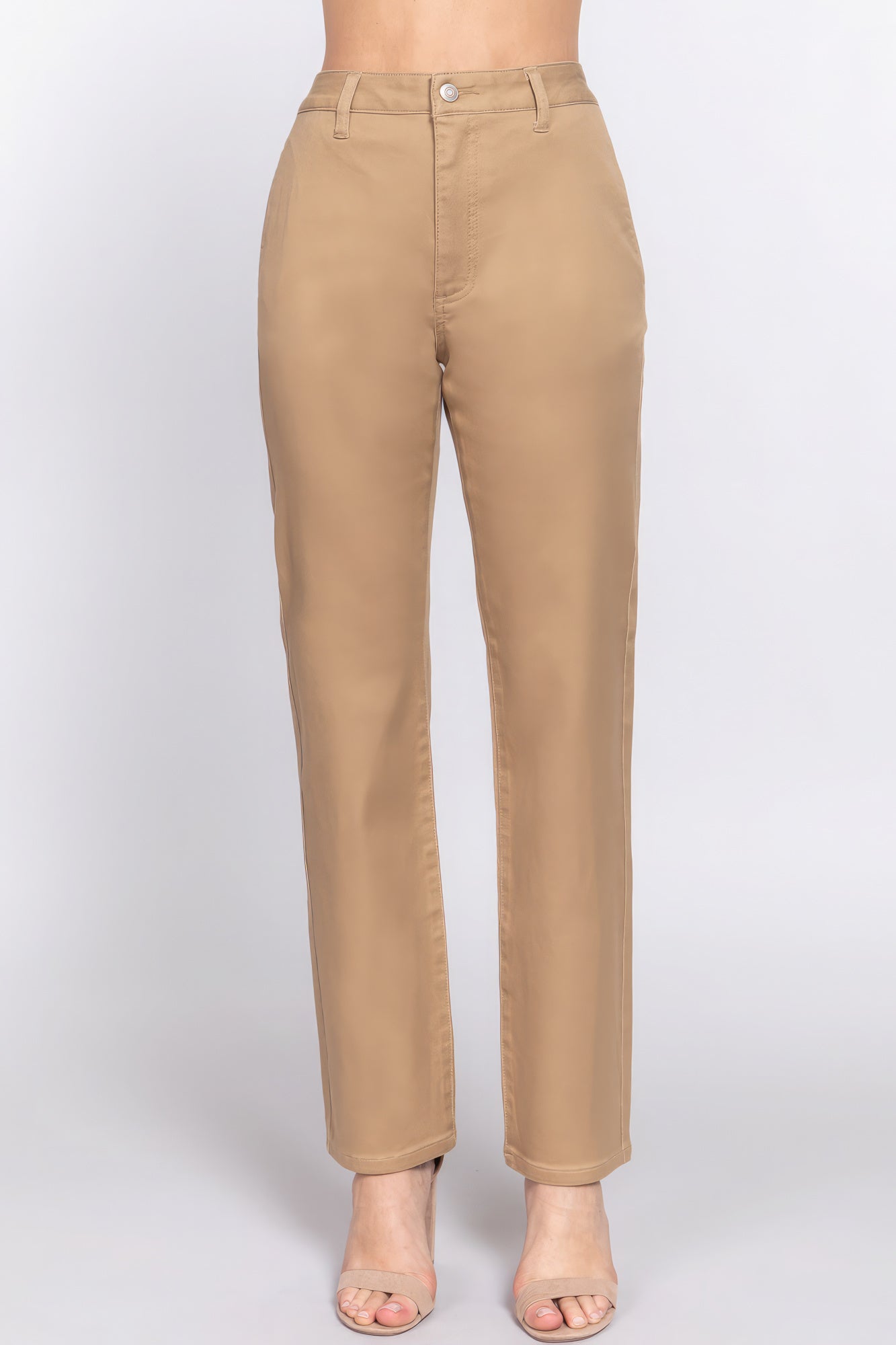 Straight Fit Twill Long Pants - Premium  from ZLA - Just $25.50! Shop now at ZLA