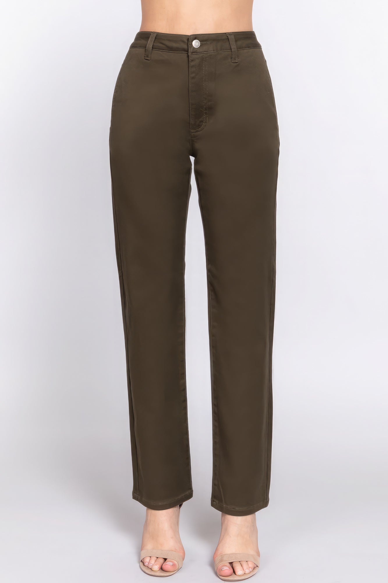 Straight Fit Twill Long Pants - Premium  from ZLA - Just $25.50! Shop now at ZLA