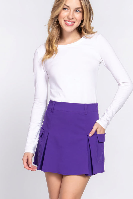 Stretch Cargo Mini Skirt With Underpants - Premium  from ZLA - Just $20! Shop now at ZLA