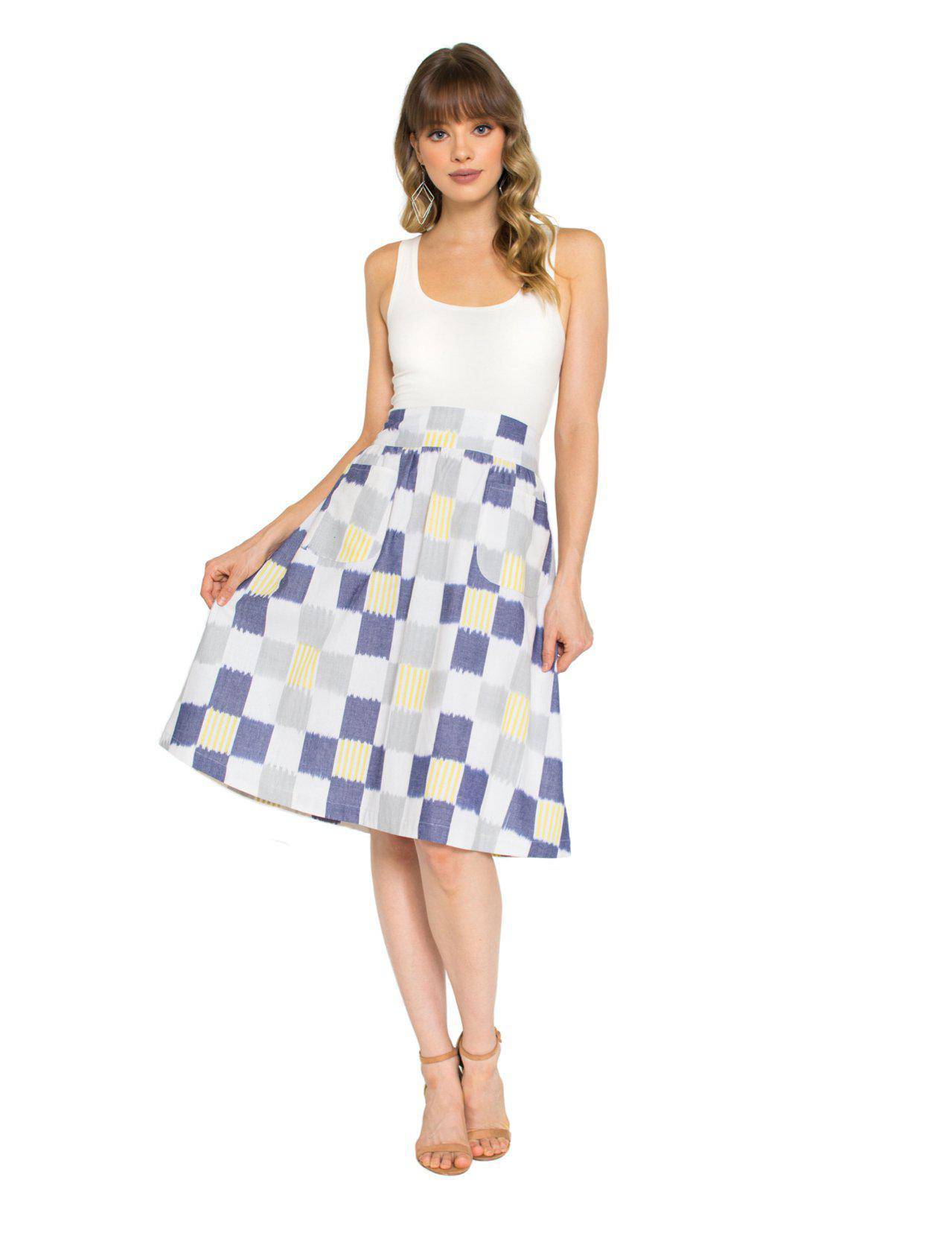 Sunshine Plaid Midi Skirt - Premium  from Passion Lilie - Just $62! Shop now at ZLA