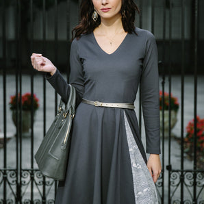 Swing Dress - Premium  from Cotton Canary - Just $136! Shop now at ZLA