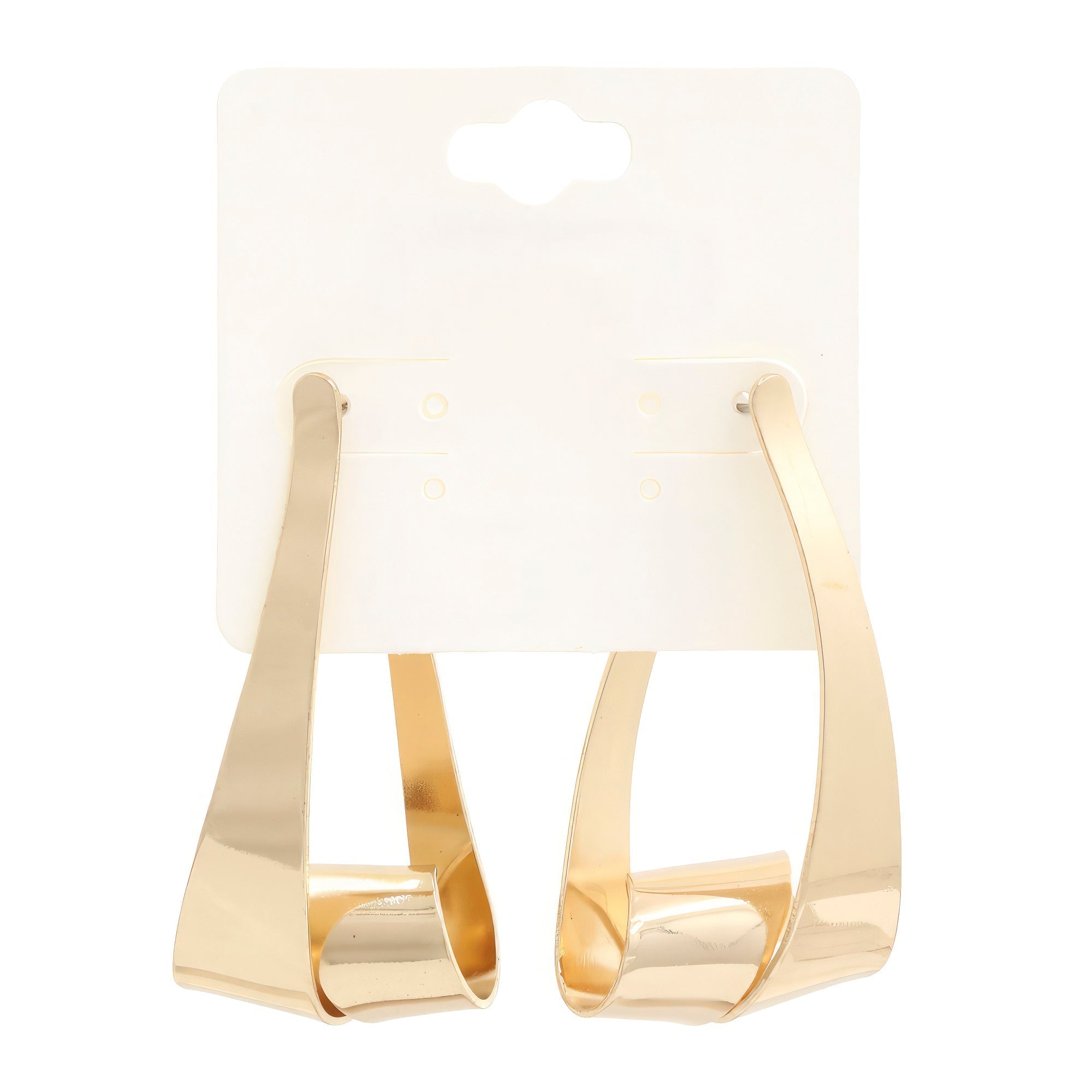 Triangle Loop Metal Dangle Earring - Premium  from ZLA - Just $6! Shop now at ZLA