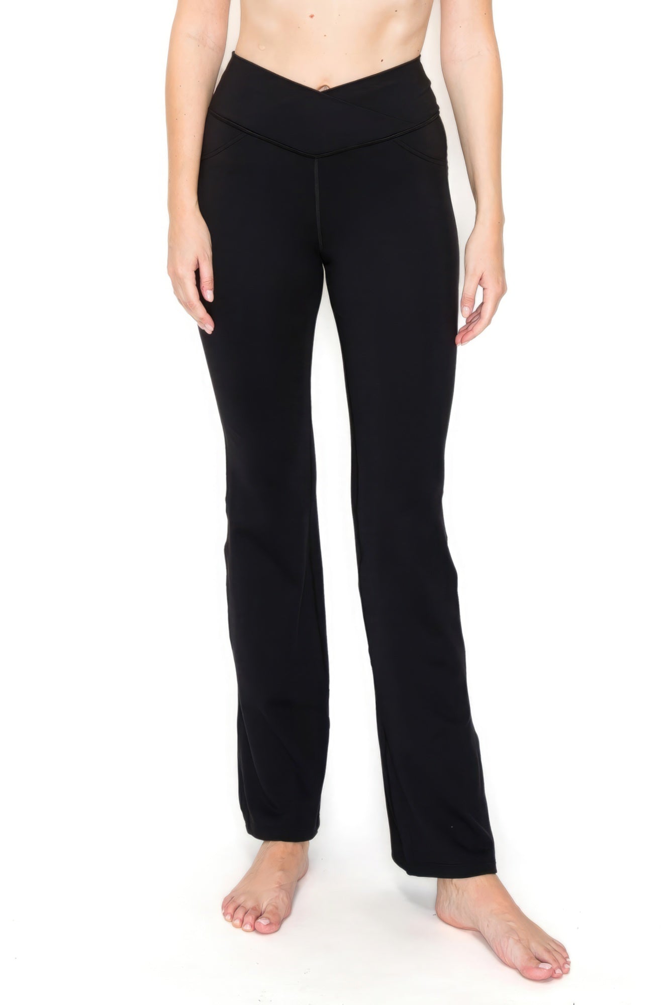 V-waist Mini Flare Yoga Pants - Premium  from ZLA - Just $23.50! Shop now at ZLA