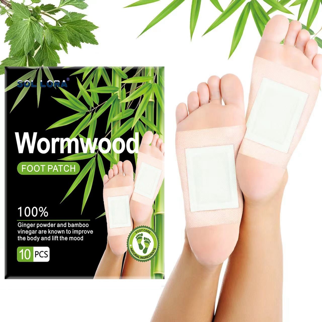 Wormwood Foot Patch, Sleep Feel Better, Ginger Foot Pads for Relaxation, Relieve Stress and Pain - Premium  from ZLA - Just $4.84! Shop now at ZLA