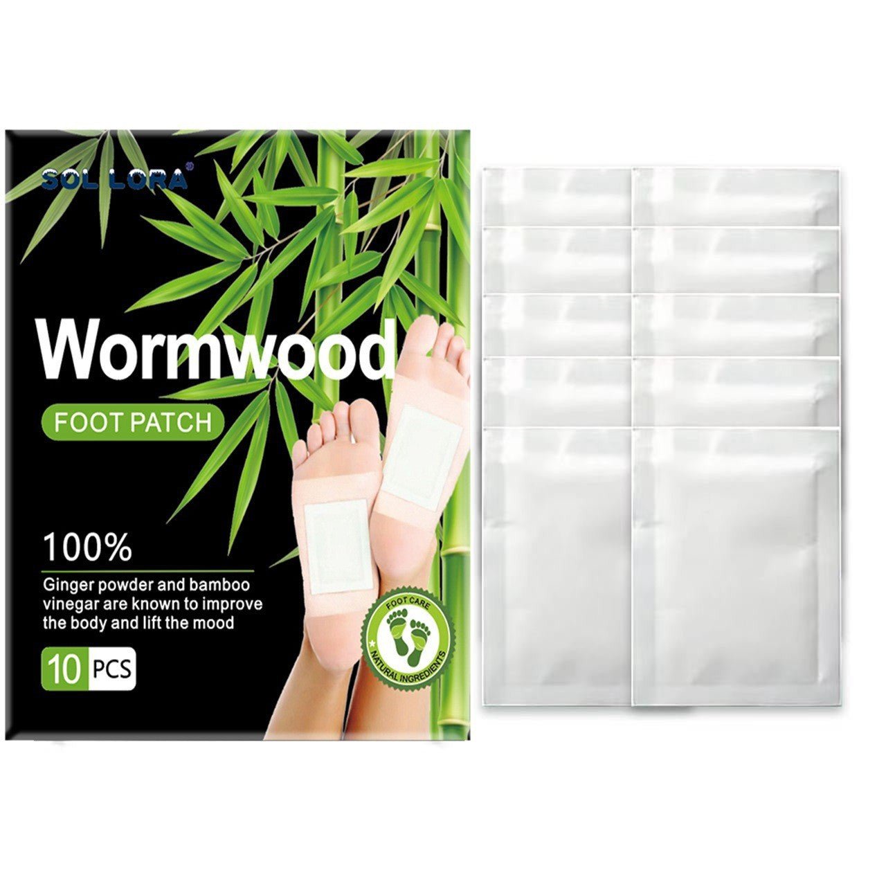 Wormwood Foot Patch, Sleep Feel Better, Ginger Foot Pads for Relaxation, Relieve Stress and Pain - Premium  from ZLA - Just $4.84! Shop now at ZLA