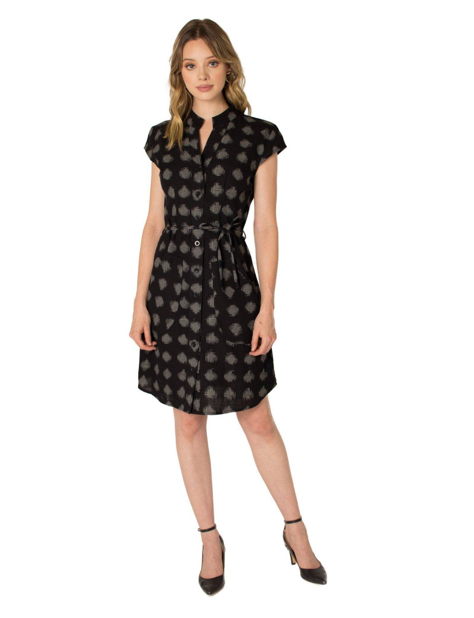 Zoey Button Dress - Premium  from Passion Lilie - Just $88! Shop now at ZLA