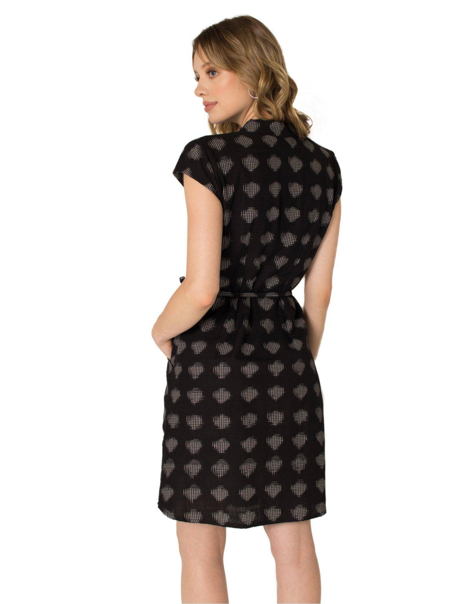 Zoey Button Dress - Premium  from Passion Lilie - Just $88! Shop now at ZLA